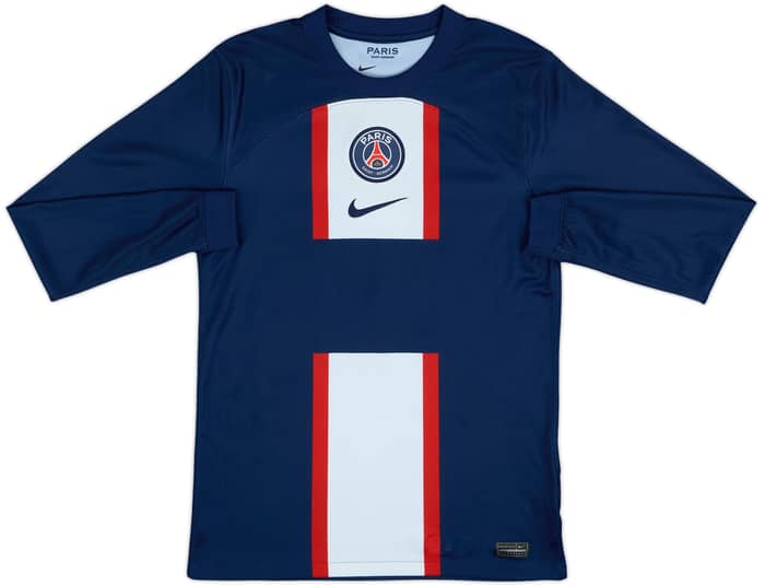 2022-23 Paris Saint-Germain Home L/S Shirt Messi #30 - 8/10 - (S)