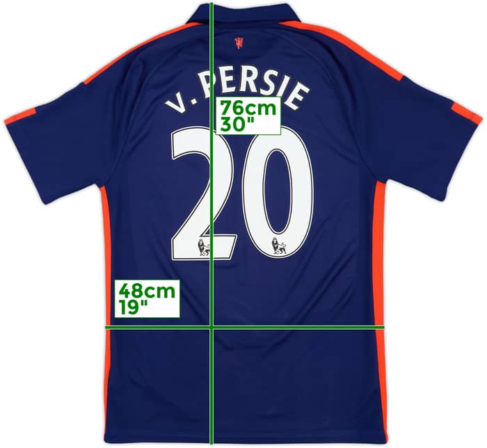 2014-15 Manchester United Third Shirt V.Persie #20 - 7/10 - (M)