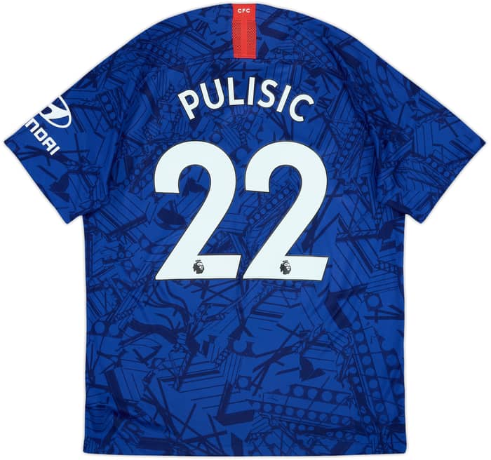 2019-20 Chelsea Home Shirt Pulisic #22 - 8/10 - (L)