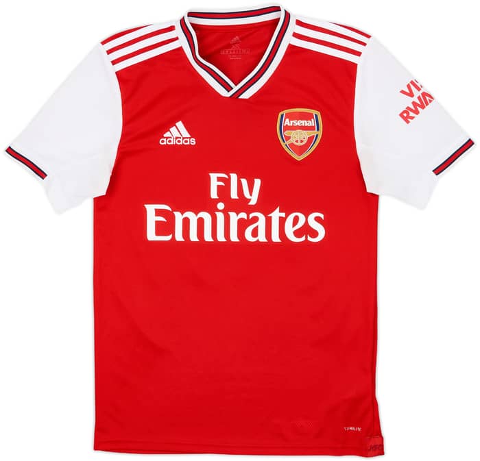 2019-20 Arsenal Home Shirt Saka #77 - 8/10 - (XS)