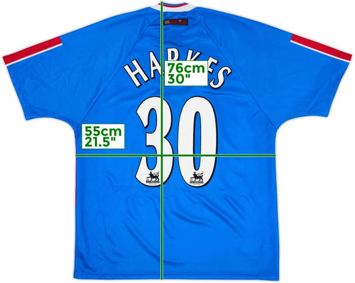 1997-99 Nottingham Forest Third Shirt Harkes #30 - 8/10 - (XL)