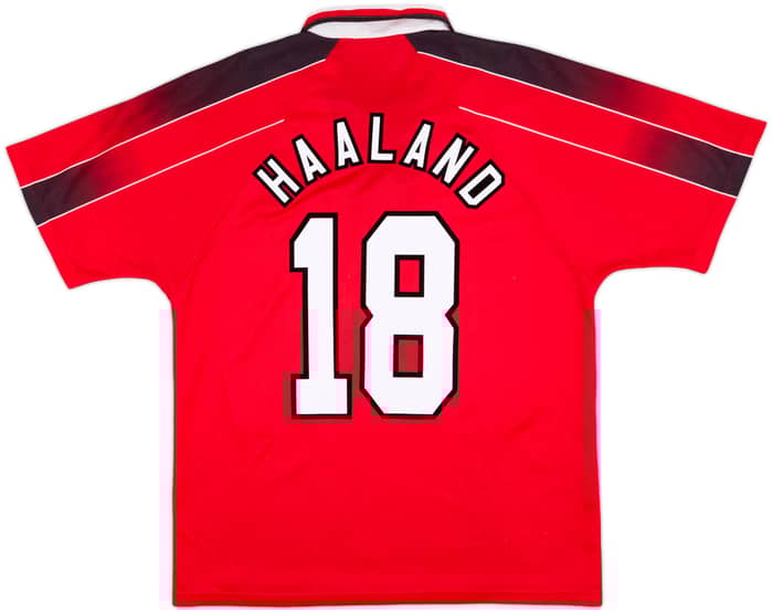 1996-97 Nottingham Forest Home Shirt Haaland #18 - 9/10 - (L)