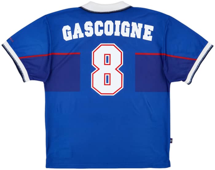 1997-99 Rangers Home Shirt Gascoigne #8 - 8/10 - (XL)