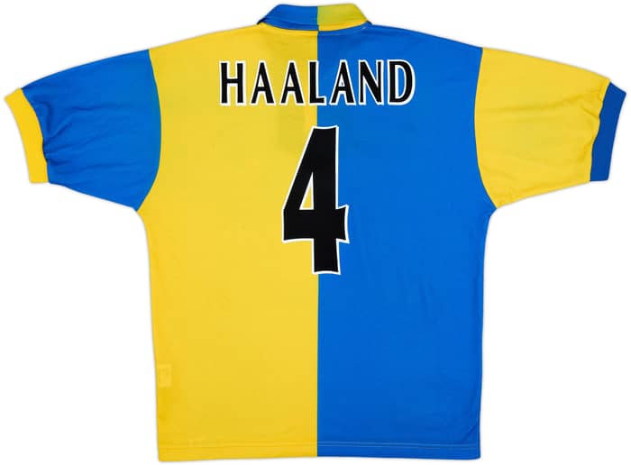 1997-99 Leeds United Away Shirt Haaland #4 - 8/10 - (M)