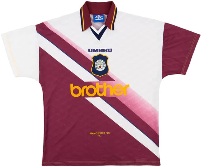 1996-97 Manchester City Away Shirt - 9/10 - (L)