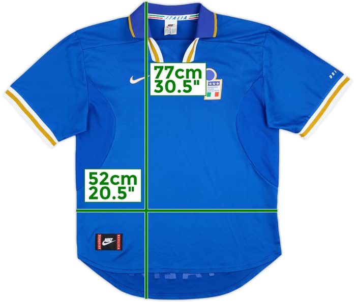 1996-97 Italy Home Shirt - 8/10 - (L)