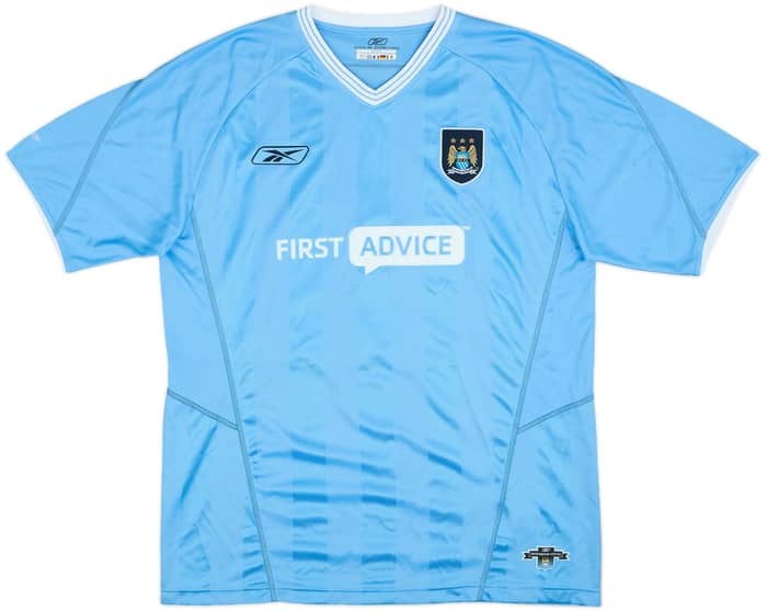 2003-04 Manchester City Home Shirt Anelka #39 - 9/10 - (L)
