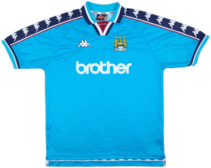 1997-99 Manchester City Home Shirt - 8/10 - (XL)