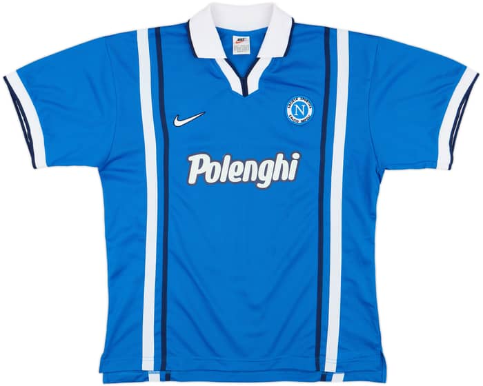 1997-98 Napoli Player Issue Home Shirt - 8/10 - (L)