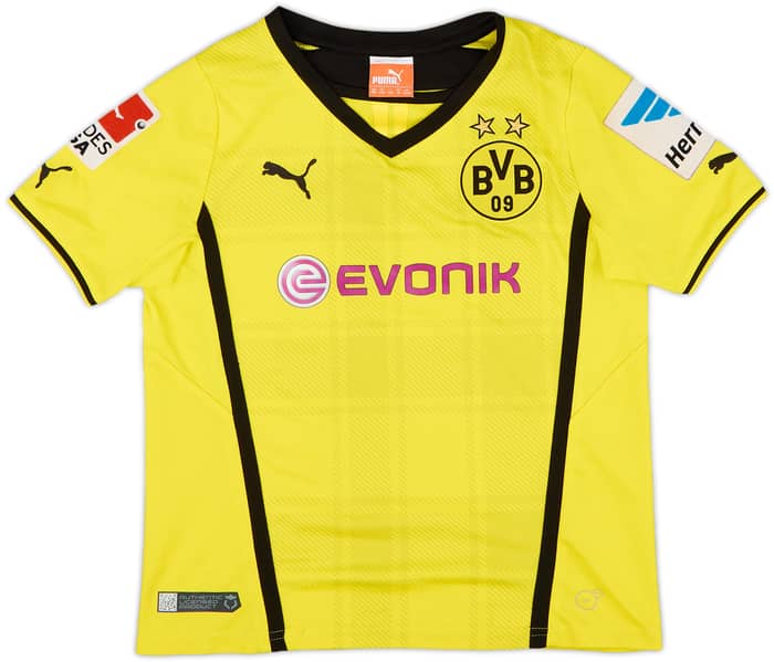 2013-14 Borussia Dortmund Home Shirt Hummels #15 - 7/10 - (S.Boys)