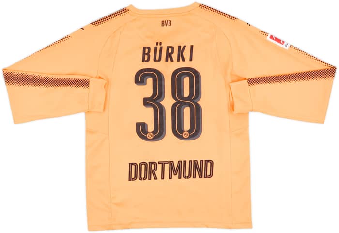 2017-18 Borussia Dortmund GK Shirt Burki #38 - 5/10 - (M.Boys)