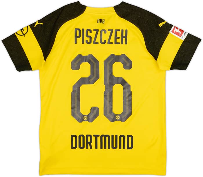 2018-19 Borussia Dortmund Home Shirt Piszczek #26 - 7/10 - (L.Boys)