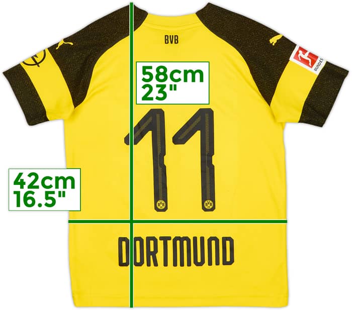 2018-19 Borussia Dortmund Home Shirt Reus #11 - 6/10 - (M.Boys)