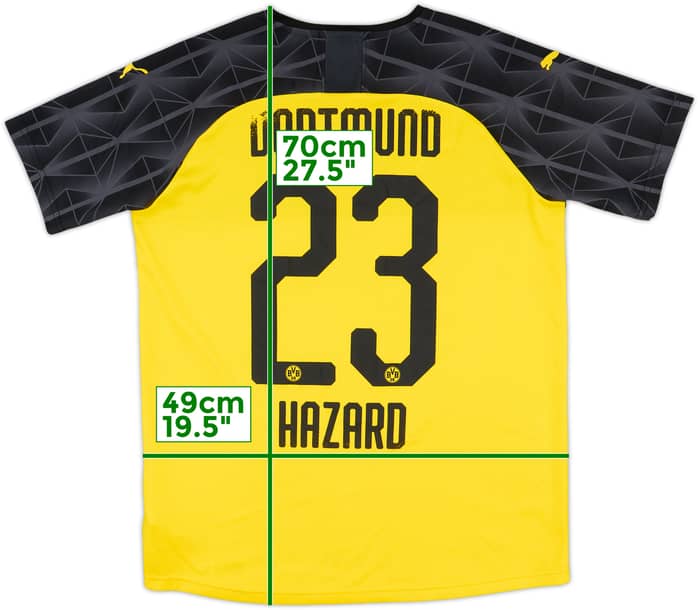 2019-20 Borussia Dortmund CL Shirt Hazard #23 - 3/10 - (XL.Boys)