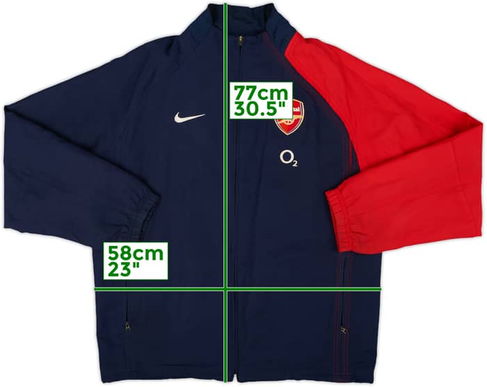 2004-05 Arsenal Nike Track Jacket - 7/10 - (M)