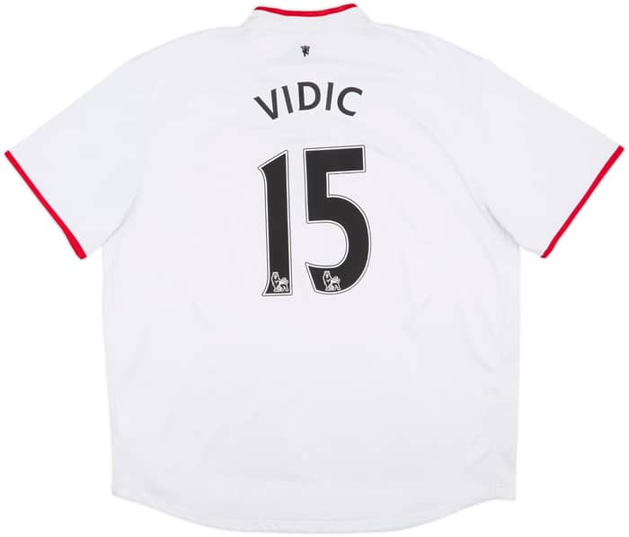 2012-14 Manchester United Away Shirt Vidic #15 - 7/10 - (XXL)