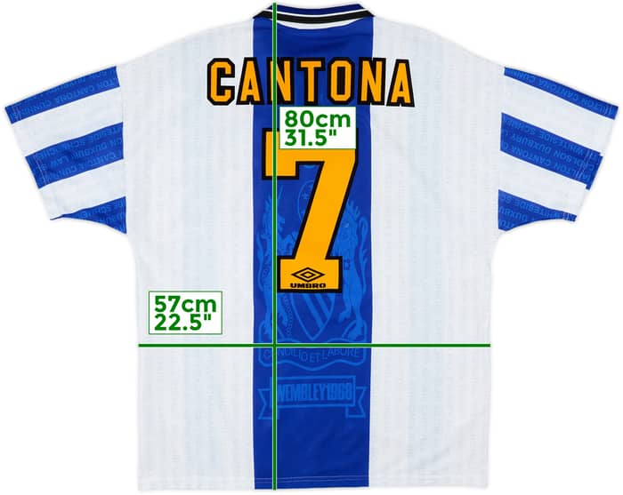 1994-96 Manchester United Third Shirt Cantona #7 - 7/10 - (L)
