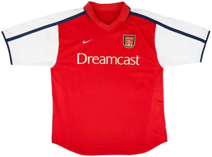 2000-02 Arsenal Home Shirt Bergkamp #10 - 8/10 - (XL)