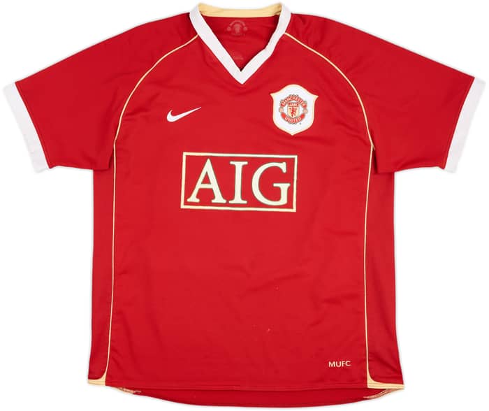 2006-07 Manchester United Camiseta de local Ronaldo #7 - 5/10 - (L)