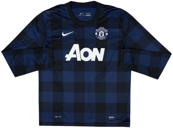 2013-14 Manchester United Away L/S Shirt Rooney #10 - 9/10 - (L)
