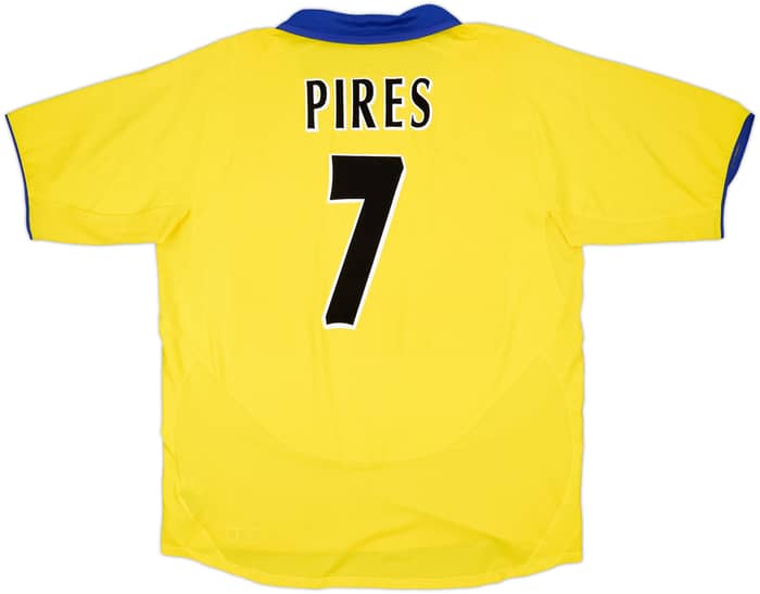 2003-05 Arsenal Away Shirt Pires #7 - 8/10 - (XL)