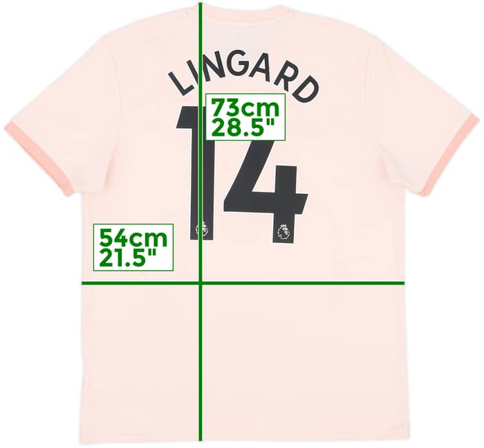 2018-19 Manchester United Away Shirt Lingard #14 - 7/10 - (L)