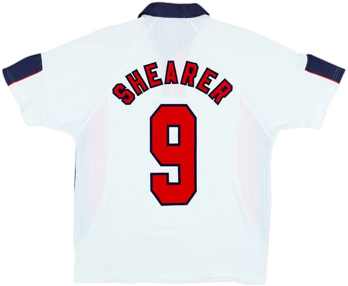 1997-99 England Home Shirt Shearer #9 - 5/10 - (M)