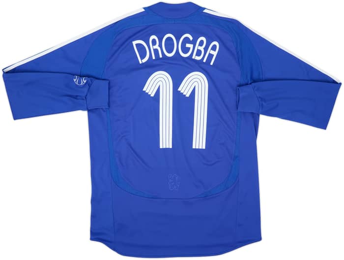 2006-08 Chelsea Home Shirt Drogba #11 - 6/10 - (L)