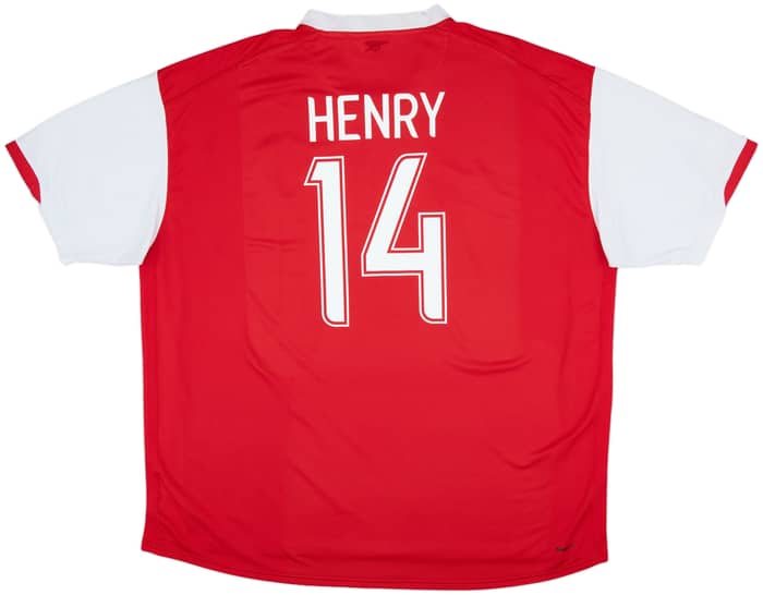 2006-08 Arsenal Home Shirt Henry #14 - 6/10 - (3XL)