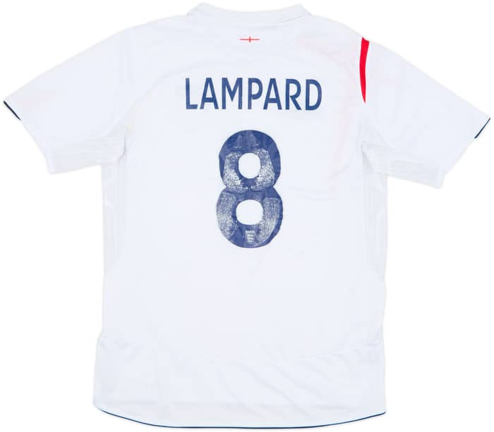 2005-07 England Home Shirt Lampard #8 - 4/10 - (M)
