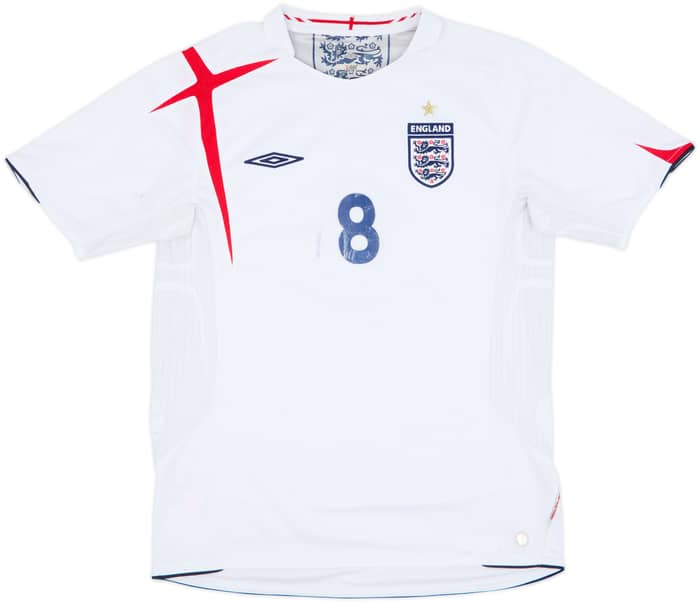 2005-07 England Home Shirt Lampard #8 - 4/10 - (M)