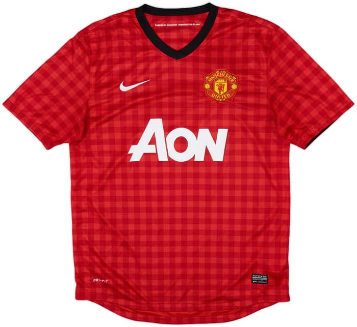 2012-13 Manchester United Home Shirt Evra #3 - 8/10 - (M)