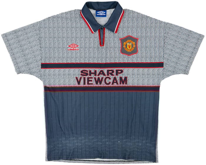 1995-96 Manchester United Away Shirt Cantona #7 - 5/10 - (L)