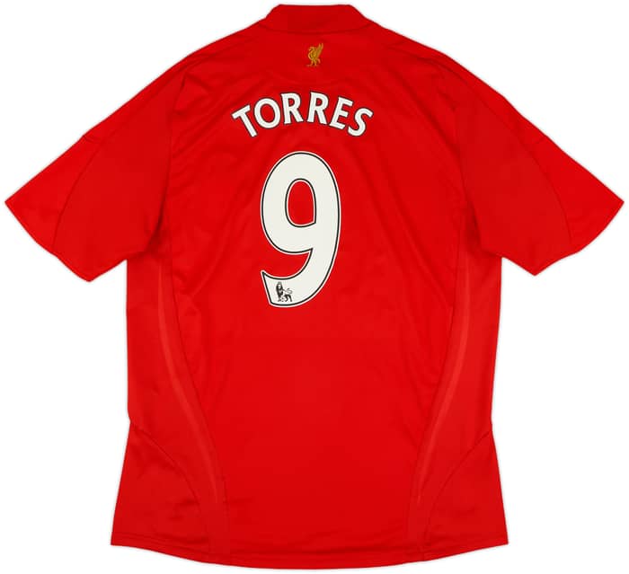 2008-10 Liverpool Home Shirt Torres #9 - 7/10 - (L)