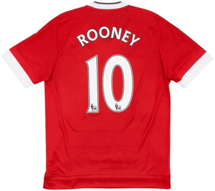 2015-16 Manchester United Home Shirt Rooney #10 - 5/10 - (M)