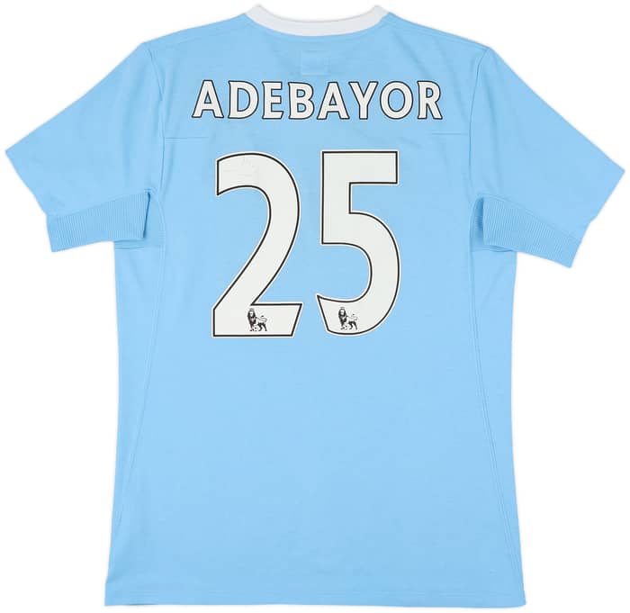 2009-10 Manchester City Home Shirt Adebayor #25 - 6/10 - (M)