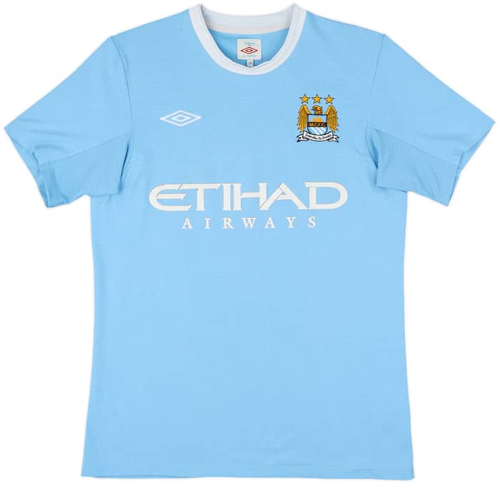 2009-10 Manchester City Home Shirt Adebayor #25 - 6/10 - (M)