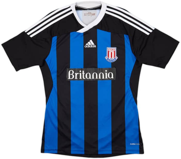 2011-12 Stoke City Away Shirt Crouch #25 - 8/10 - (S)