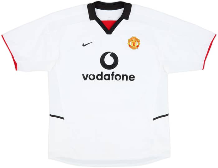 2002-03 Manchester United Away Shirt Beckham #7 - 8/10 - (XL)