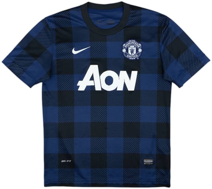 2013-14 Manchester United Away Shirt Vidic #15 - 6/10 - (M)