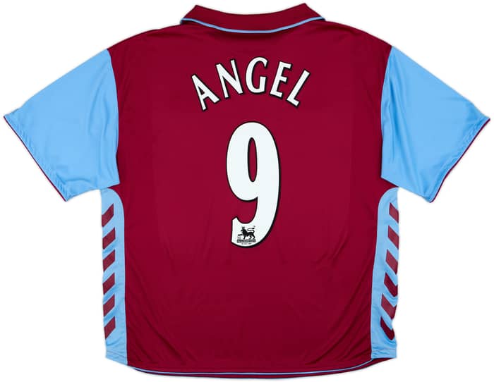 2006-07 Aston Villa Home Shirt Angel #9 - 7/10 - (XL)