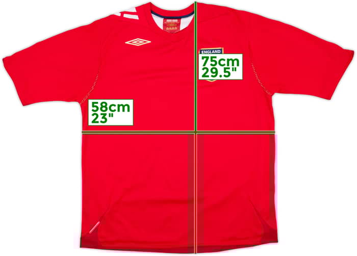 2006-08 England Away Shirt - 4/10 - (XL)