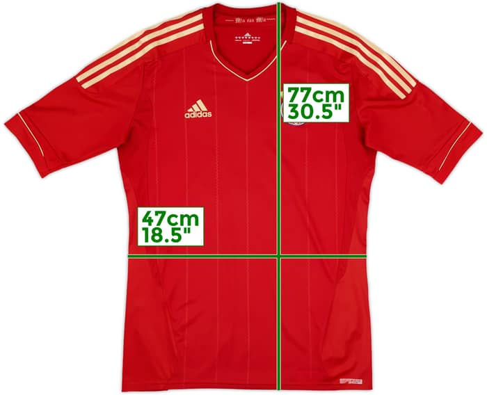 2012-13 Bayern Munich Match Issue Home Shirt #10