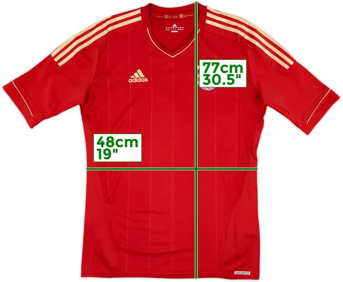 2012-13 Bayern Munich Match Issue Home Shirt #2