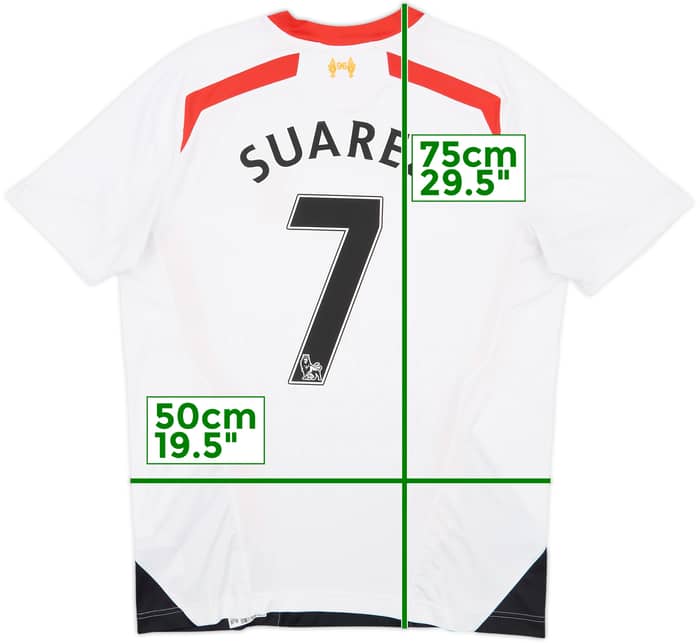 2013-14 Liverpool Away Shirt Suarez #7 - 6/10 - (M)