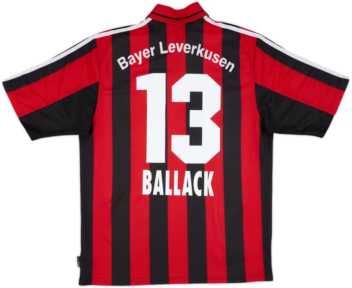 2000-01 Bayer Leverkusen Home Shirt Ballack #13 - 8/10 - (L)