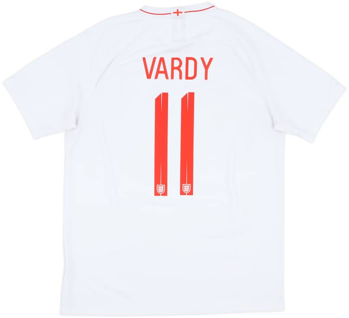 2018-19 England Home Shirt Vardy #11 - 6/10 - (L)
