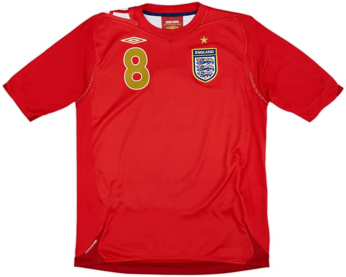 2006-08 England Away Shirt Lampard #8 - 8/10 - (XL.Boys)