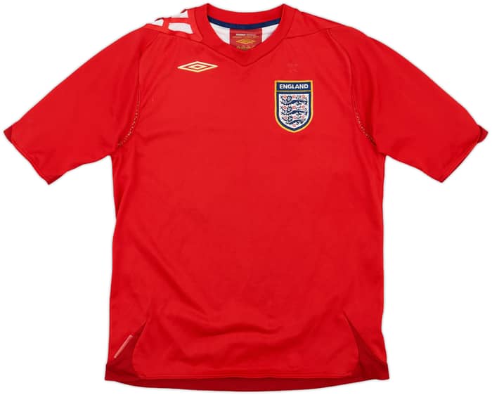 2006-08 England Away Shirt - 5/10 - (L.Boys)