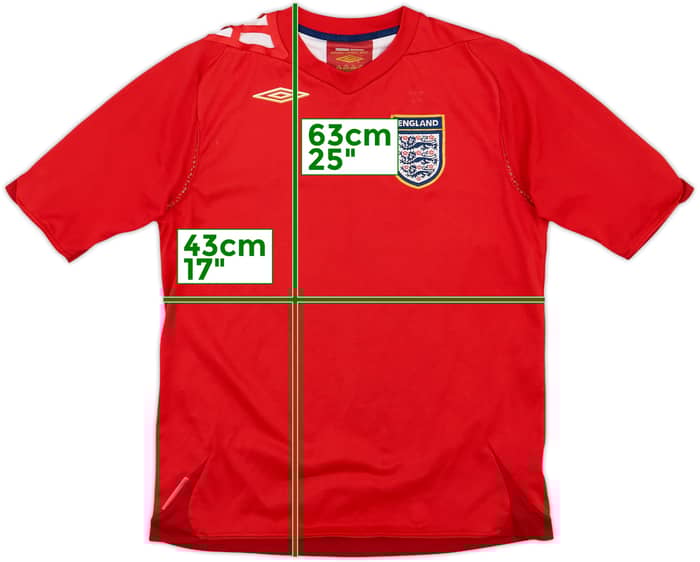 2006-08 England Away Shirt - 5/10 - (L.Boys)